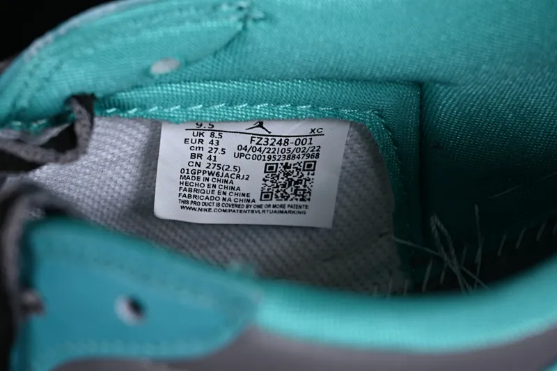 All categories Air Jordan Jordan series basketball shoes Air Jordan 1 Low Z version Air Jordan 1 Low AJ1 Joe 1 black and green electric embroidery hook cultural low-top casual sneakers FZ3248-001